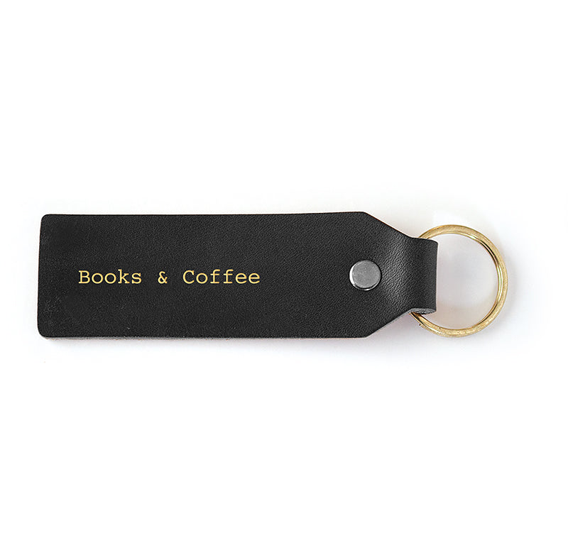 Seltzer Goods Books + Coffee Key Tag