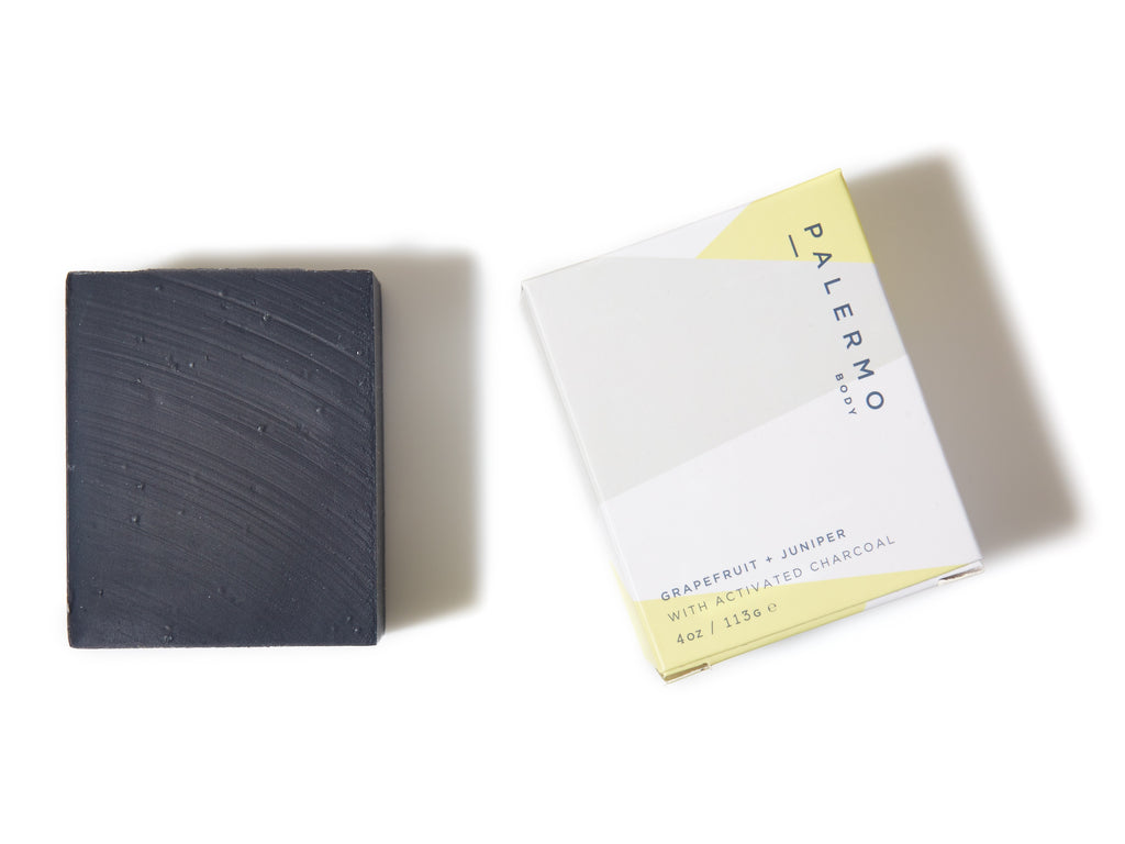 Grapefruit + Juniper with Activated Charcoal Bar